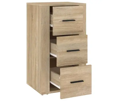 Kumode, Ozolkoka Krāsa, 40X33X70 Cm, Inženierijas Koks Vidaxl