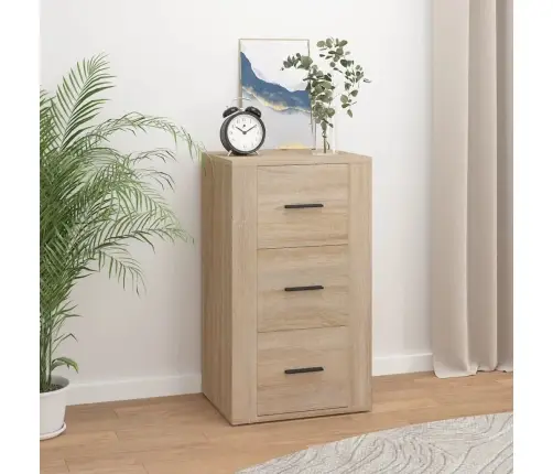 Kumode, Ozolkoka Krāsa, 40X33X70 Cm, Inženierijas Koks Vidaxl