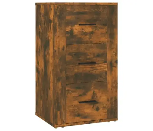 Šoninė Spintelė, Dūminio Ąžuolo, 40X33X70cm Apdirbta Mediena