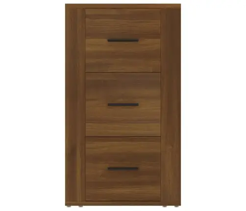 Kumode, Ozolkoka Krāsa, 40X33X70 Cm, Inženierijas Koks Vidaxl