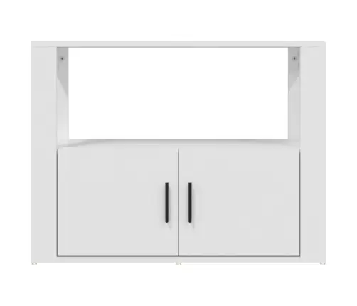 Puhvetkapp, Valge, 80 X 30 X 60 cm Tehispuit Puhvetkapp, Valge, 80 X 30 X 60 cm Tehispuit