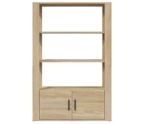 Kumode, Ozolkoka Krāsa, 80X30X119,5 Cm, Inženierijas Koks Vidaxl