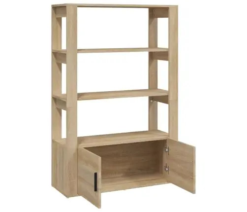 Kumode, Ozolkoka Krāsa, 80X30X119,5 Cm, Inženierijas Koks Vidaxl