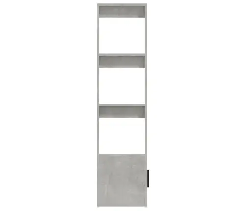 Šoninė Spintelė, Betono Pilka, 80X30X119,5cm Apdirbta Mediena