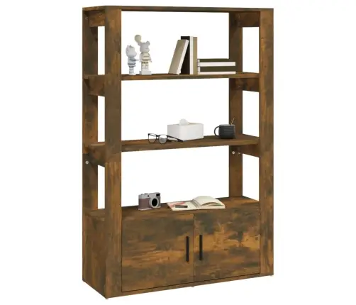 Kumode, Ozolkoka Krāsa, 80X30X119,5 Cm, Inženierijas Koks Vidaxl