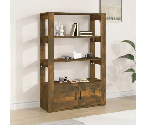 Kumode, Ozolkoka Krāsa, 80X30X119,5 Cm, Inženierijas Koks Vidaxl