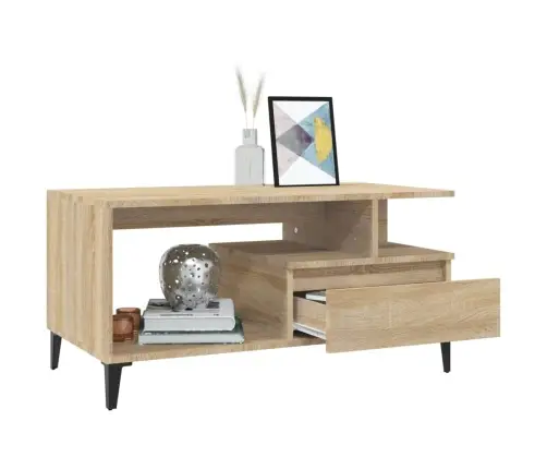 Kohvilaud, Sonoma Tamm, 90X49X45 cm Tehispuit Kohvilaud, Sonoma Tamm, 90X49X45 cm Tehispuit