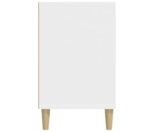 Spintelė Batams, Baltos Spalvos, 102X36X60cm Apdirbta Mediena