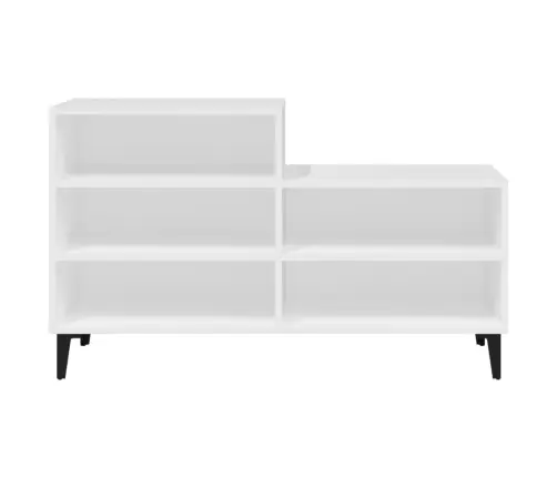 Spintelė Batams, Baltos Spalvos, 102X36X60cm Apdirbta Mediena