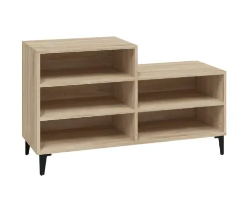 Spintelė Batams, Ąžuolo Spalvos, 102X36X60cm Apdirbta Mediena