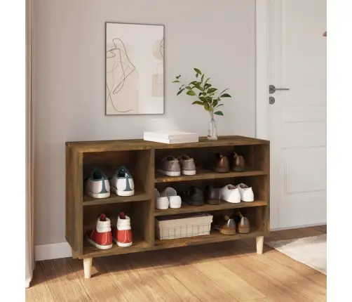 Spintelė Batams, Dūminio Ąžuolo, 102X36X60cm Apdirbta Mediena