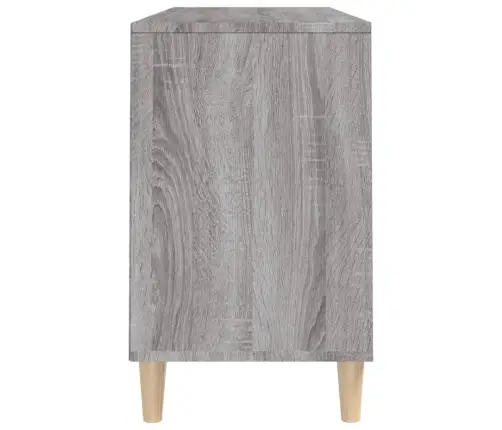 Apavu Plaukts, Pelēcīga Ozolkoka,102X36X60Cm, Inženierijas Koks Vidaxl