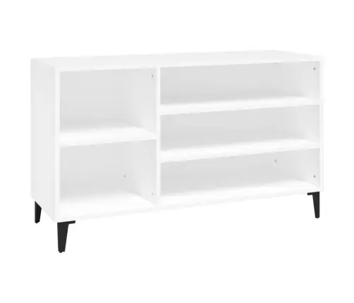 Spintelė Batams, Baltos Spalvos, 102X36X60cm Apdirbta Mediena