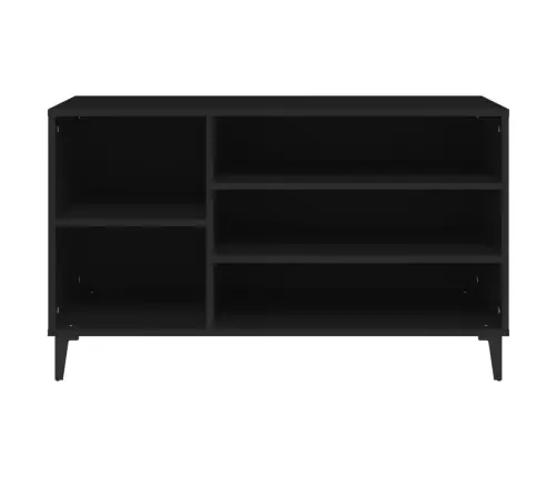 Spintelė Batams, Juodos Spalvos, 102X36X60cm Apdirbta Mediena