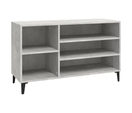 Apavu Plaukts, Betonpelēks, 102X36X60 Cm, Inženierijas Koks Vidaxl