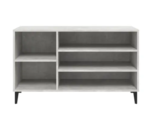 Apavu Plaukts, Betonpelēks, 102X36X60 Cm, Inženierijas Koks Vidaxl