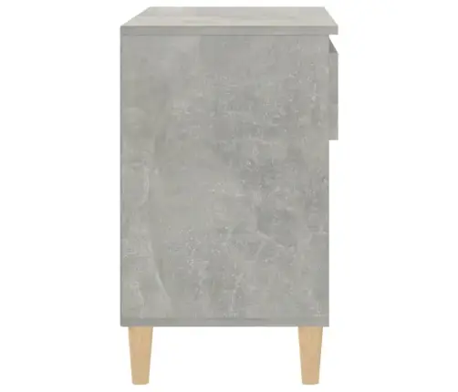 Apavu Plaukts, Betona Pelēks, 70X36X60 Cm, Inženierijas Koks Vidaxl