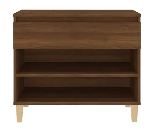 Apavu Plaukts, Ozolkoka Krāsa, 70X36X60 Cm, Inženierijas Koks Vidaxl