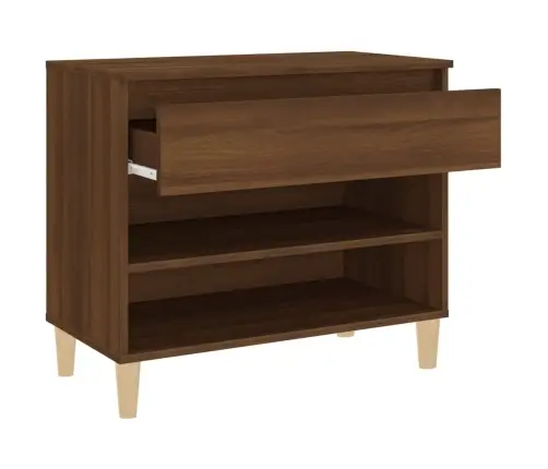 Apavu Plaukts, Ozolkoka Krāsa, 70X36X60 Cm, Inženierijas Koks Vidaxl