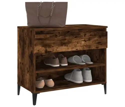 Spintelė Batams, Dūminio Ąžuolo, 70X36X60cm Apdirbta Mediena