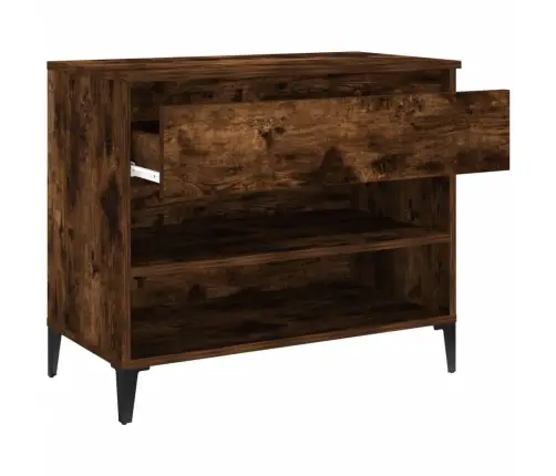 Spintelė Batams, Dūminio Ąžuolo, 70X36X60cm Apdirbta Mediena