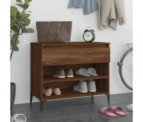 Spintelė Batams, Dūminio Ąžuolo, 70X36X60cm Apdirbta Mediena