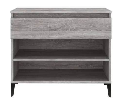 Spintelė Batams, Pilka Ąžuolo, 70X36X60cm Apdirbta Mediena