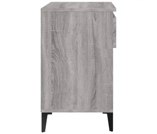 Spintelė Batams, Pilka Ąžuolo, 70X36X60cm Apdirbta Mediena
