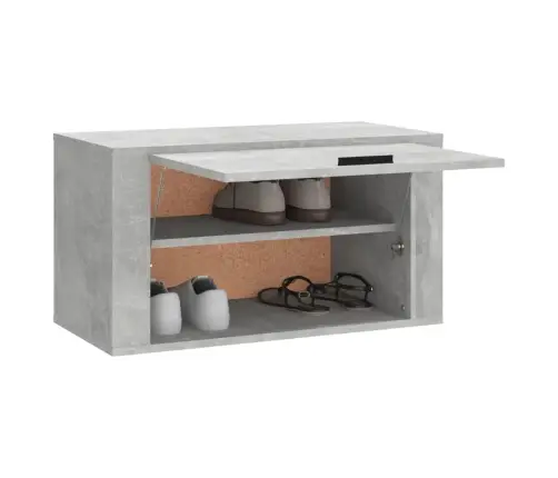 Seinale Kinnitatav Kingakapp, Betoonhall, 70X35X38 Cm Tehispuit