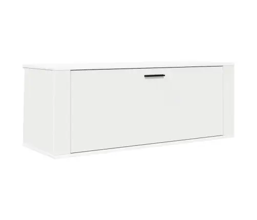 Seina Jalatsikapp, Valge, 100 X 35 X 38 cm Tehispuit