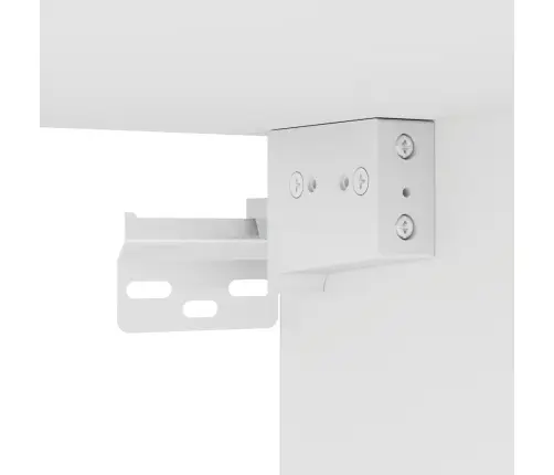 Seina Jalatsikapp, Valge, 100 X 35 X 38 cm Tehispuit