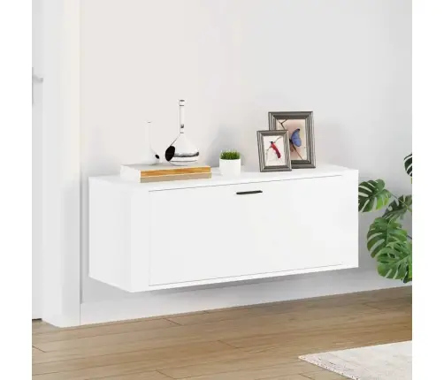 Seina Jalatsikapp, Valge, 100 X 35 X 38 cm Tehispuit