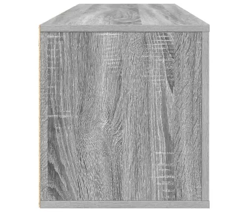 Apavu Plaukts, Pelēka Ozola, 100X35X38 Cm, Inženierijas Koks Vidaxl