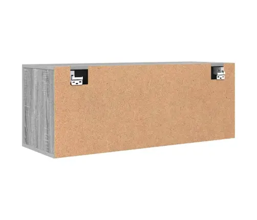 Apavu Plaukts, Pelēka Ozola, 100X35X38 Cm, Inženierijas Koks Vidaxl