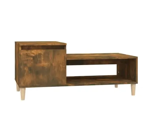 Kafijas Galdiņš, Ozola Krāsa, 100X50X45 Cm, Inženierijas Koks Vidaxl