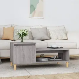 Kohvilaud, Hall Sonoma Tamm, 100 X 50 X 45 cm Tehispuit