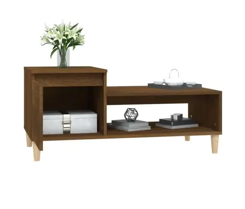 Kohvilaud, Pruun Tamm, 100 X 50 X 45 cm Tehispuit