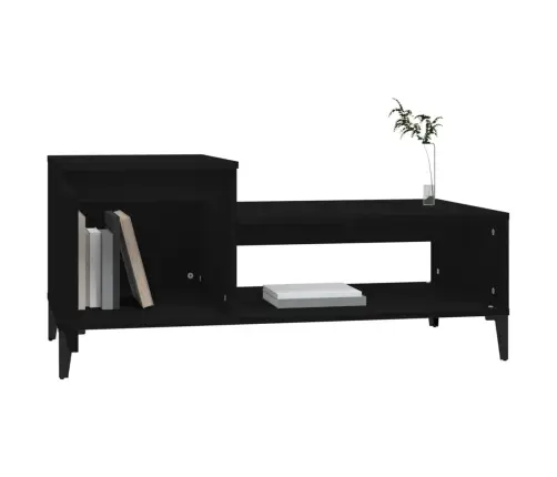 Kohvilaud, Must, 100 X 50 X 45 cm Tehispuit