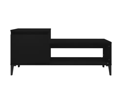 Kohvilaud, Must, 100 X 50 X 45 cm Tehispuit