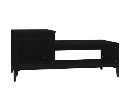 Kohvilaud, Must, 100 X 50 X 45 cm Tehispuit