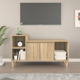 Tv Skapītis, Ozolkoka Krāsa, 100X35X55 Cm, Inženierijas Koks Vidaxl