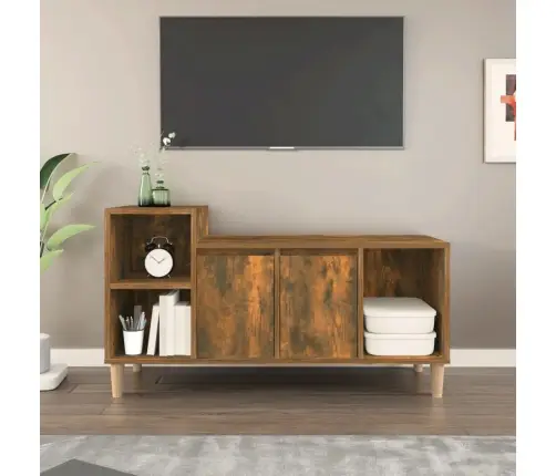 Tv Skapītis, Ozolkoka Krāsa, 100X35X55 Cm, Inženierijas Koks Vidaxl