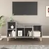 Tv Skapītis, Pelēcīgs, 100X35X55 Cm, Inženierijas Koks Vidaxl