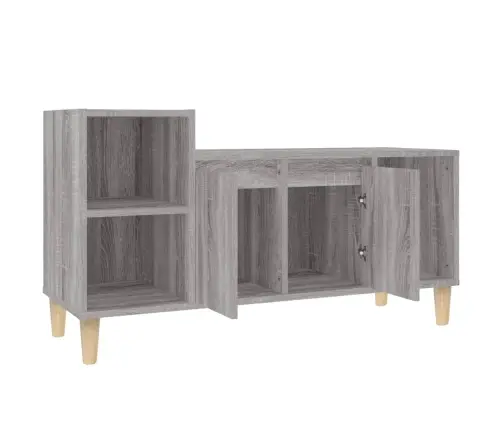 Tv Skapītis, Pelēcīgs, 100X35X55 Cm, Inženierijas Koks Vidaxl