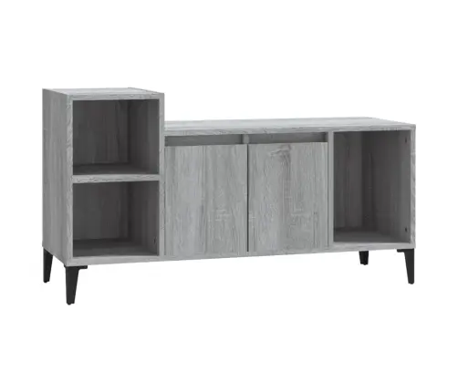 Tv Skapītis, Pelēcīgs, 100X35X55 Cm, Inženierijas Koks Vidaxl