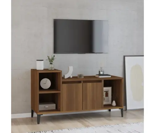 Televizoriaus Spintelė, Ruda Ąžuolo, 100X35X55cm Mediena