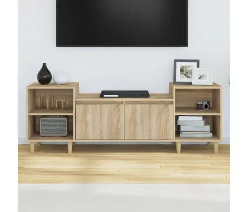 Tv Skapītis, Ozolkoka Krāsa, 160X35X55 Cm, Inženierijas Koks Vidaxl
