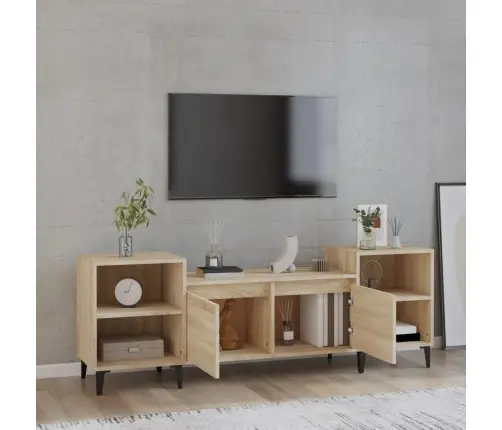 Tv Skapītis, Ozolkoka Krāsa, 160X35X55 Cm, Inženierijas Koks Vidaxl