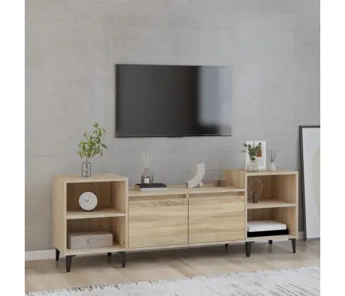 Tv Skapītis, Ozolkoka Krāsa, 160X35X55 Cm, Inženierijas Koks Vidaxl