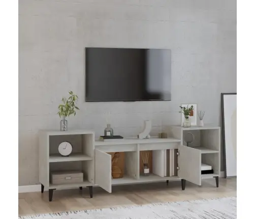 Telerikapp, Betoonhall, 160X35X55 cm Tehispuit